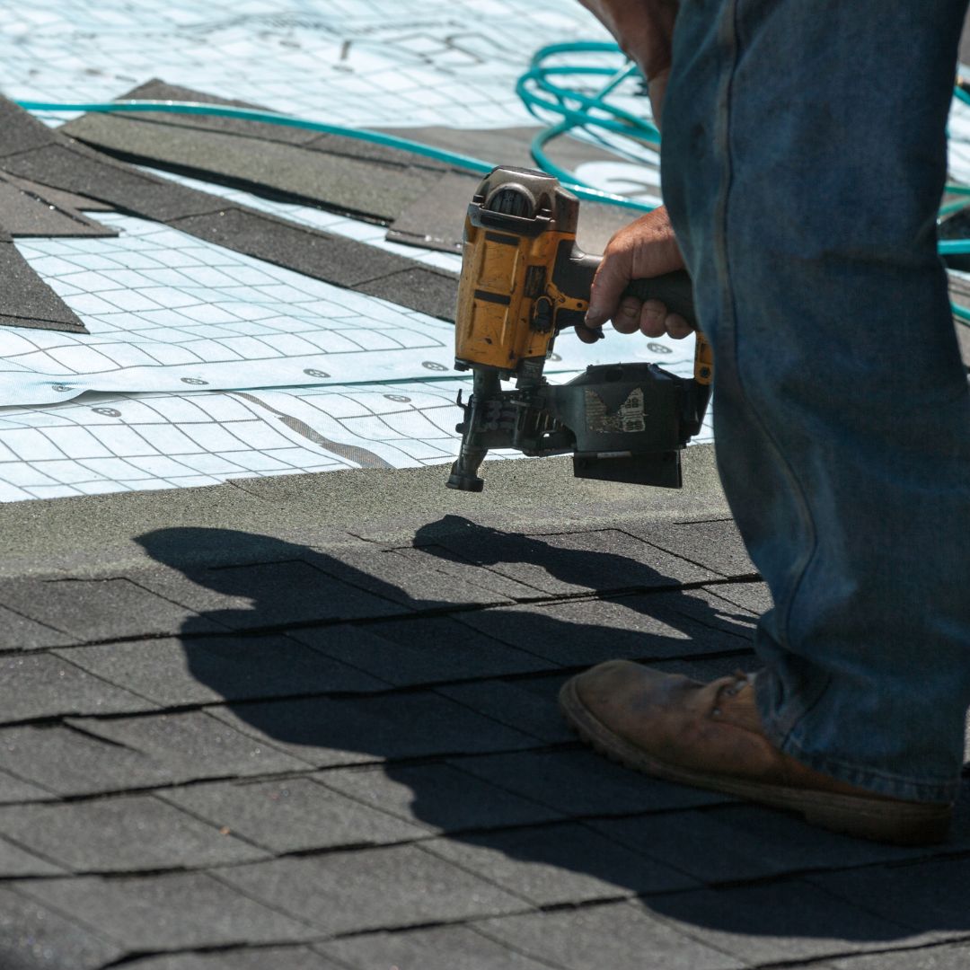 Installing CertainTeed® shingles on a roof