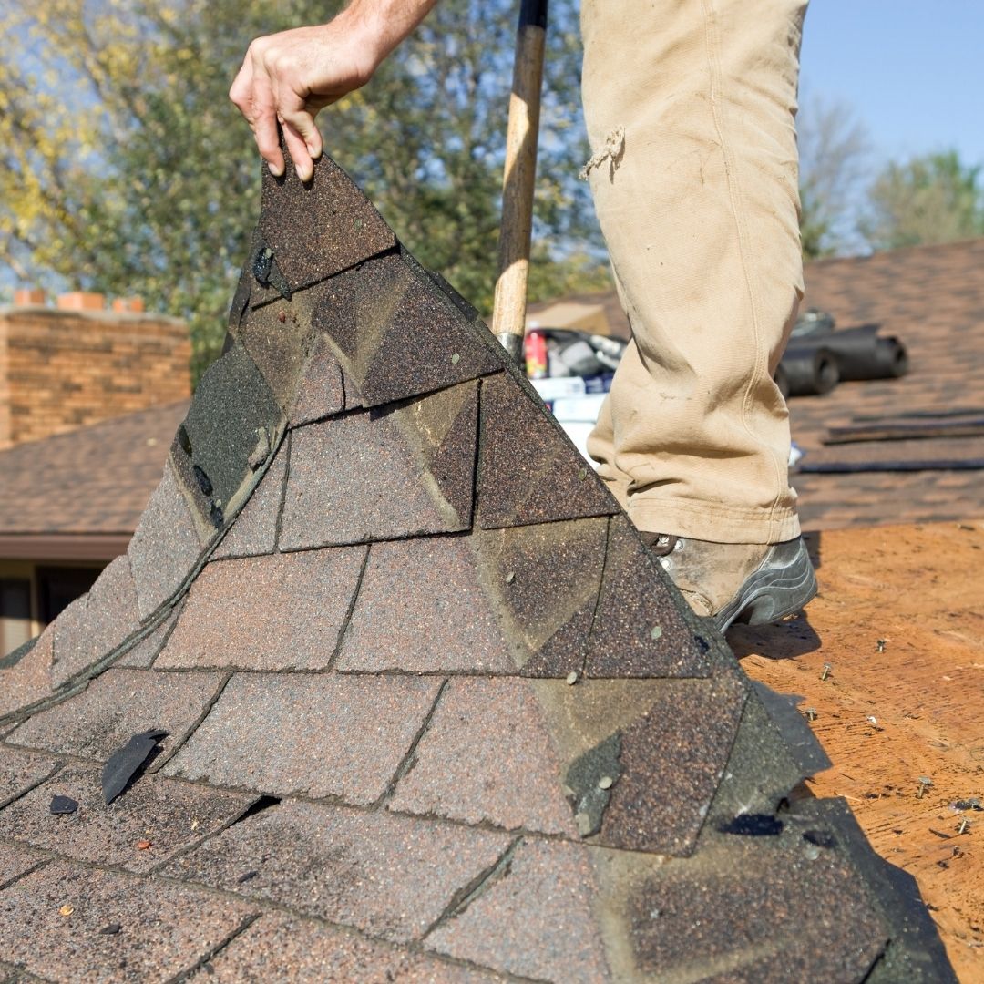 removing old shingles
